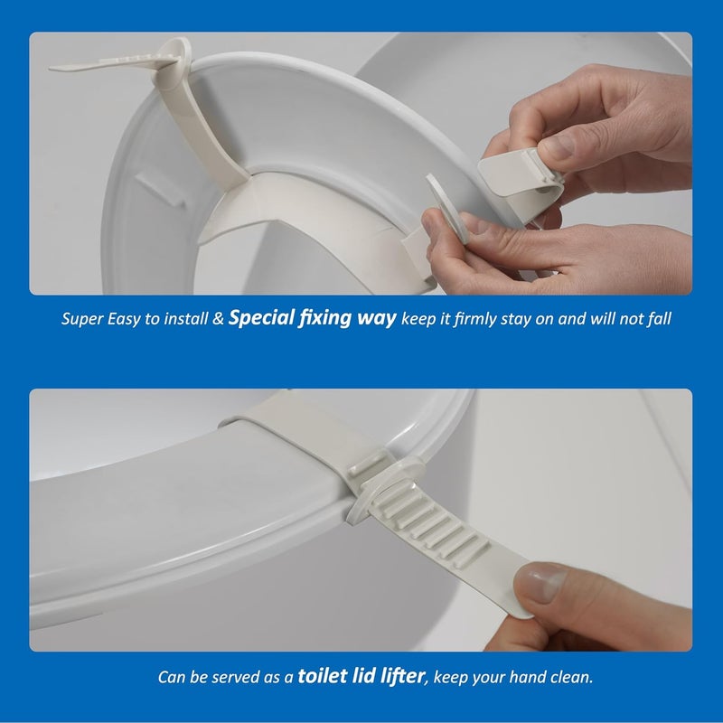 Doytn Universal Pee Deflector for Toilet Seat with Toilet lid Lifter, Toilet Splash Guard Prevents Kids and Adult from Peeing Splash. - Image 5